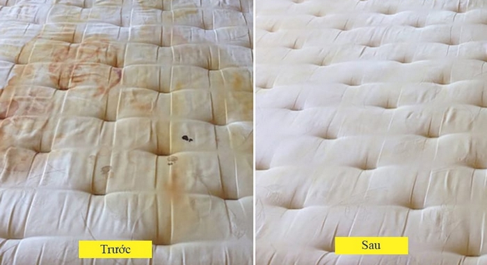 Dịch vụ giặt nệm ở Tân Uyên – Giặt sạch, Diệt Khuẩn 3 Hình ảnh thành quả sau giặt nệm ở Tân Uyên tại nhà cho khách hàng