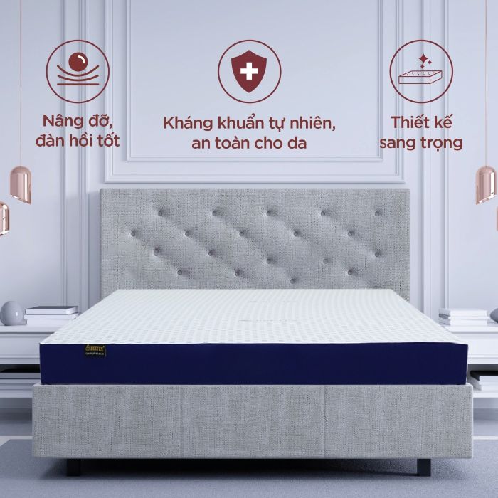 Nệm cao su đặc biệt là loại làm từ cao su thiên nhiên có khả năng kháng nước vượt trội